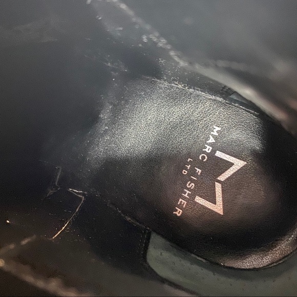 Marc Fisher Obrra Black Pointed Toe Bootie 6 1/2 - Picture 9 of 13